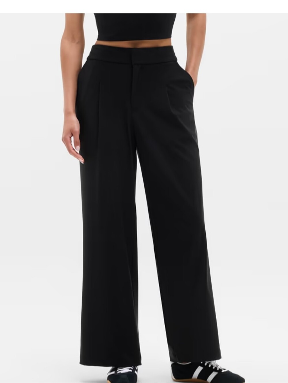 ATHLETA Pinnacle High Rise Trouser  12 | Black Pants  NWOT